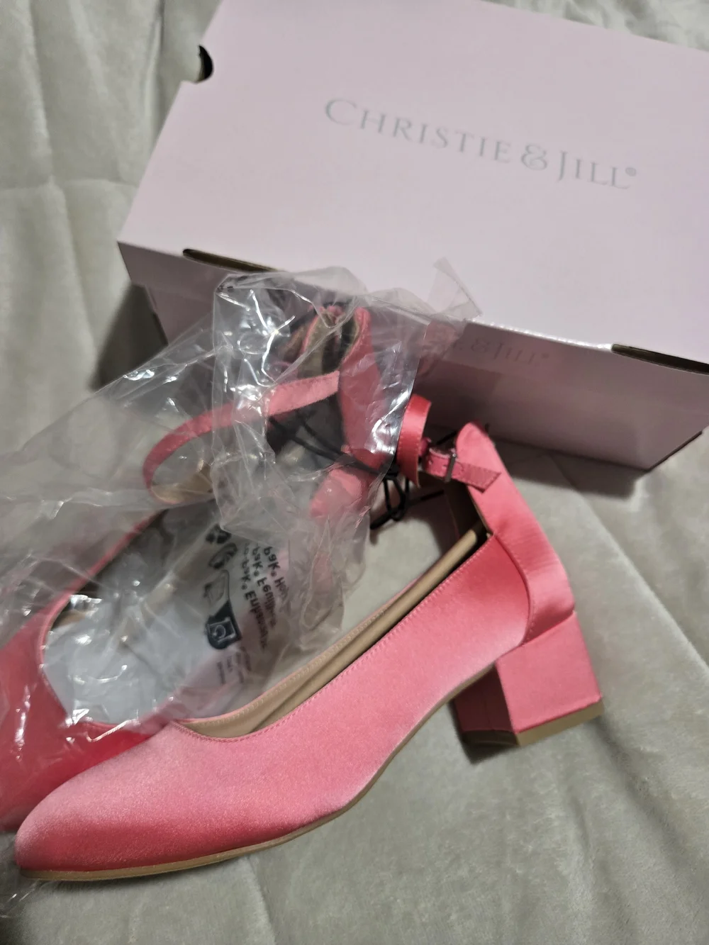jcpenney Coral Pink Ankle-Strap Dress Heels